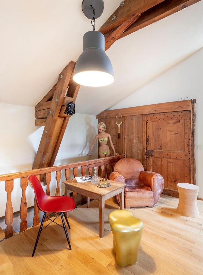 Bed and Breakfast Ancienne Fabrique De Soie A La Galiciere Chatte Exterior foto